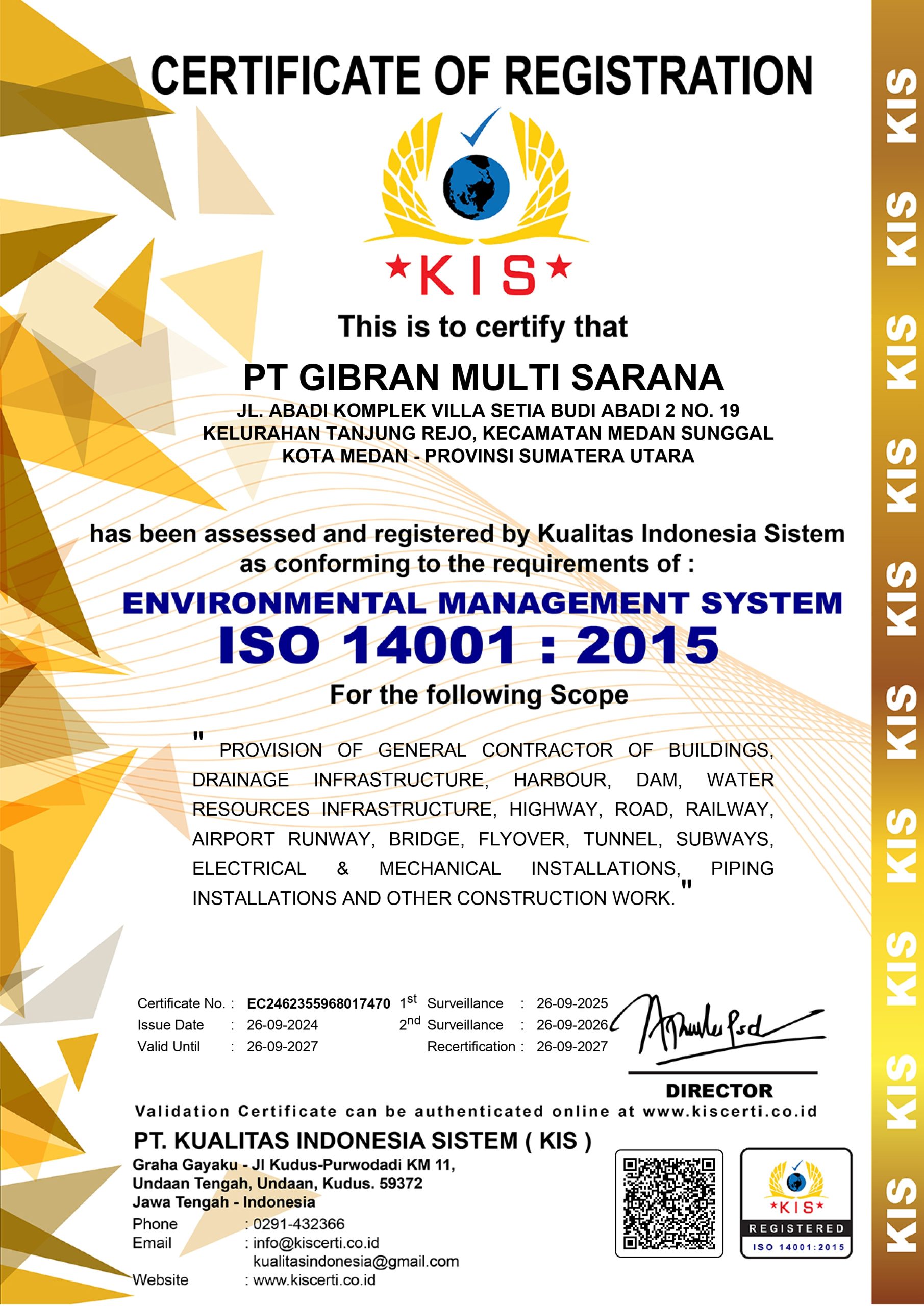 ISO 14001 : 2015