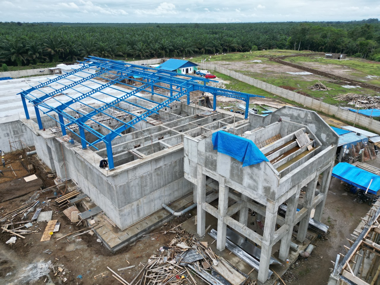 Pembangunan IPA Kapasitas 990m3 perjam – Sei mangkei PT. Bangun Tirta Medan